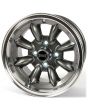 SPDML3GM Mini Ultralite 7'' x 13'' Alloy Wheel - Gunmetal with Polished Rim 