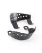 WRRP019B Works replica front brake hose protector brackets pair - black