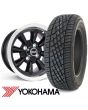 WTP7X13KIT15 7" x 13" black Ultralite alloy wheel and Yokohama A539 tyre package