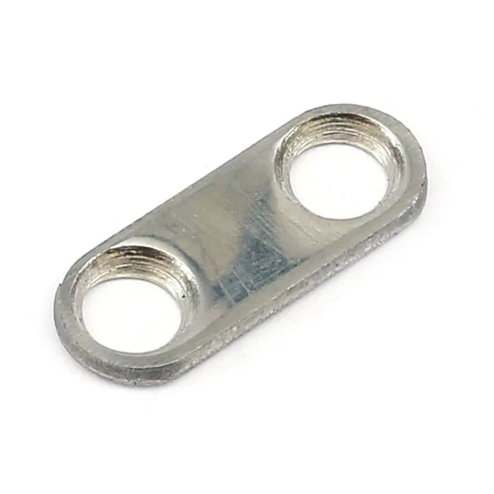 14A6834 Steel retaining plate for mounting the 14A6833 nylon door buffer to Mk1 and Mk2 Mini models.
