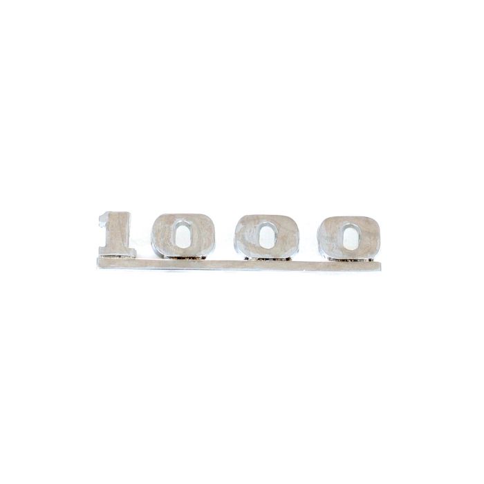 Chrome 1000cc Mk2 Boot Badge 
