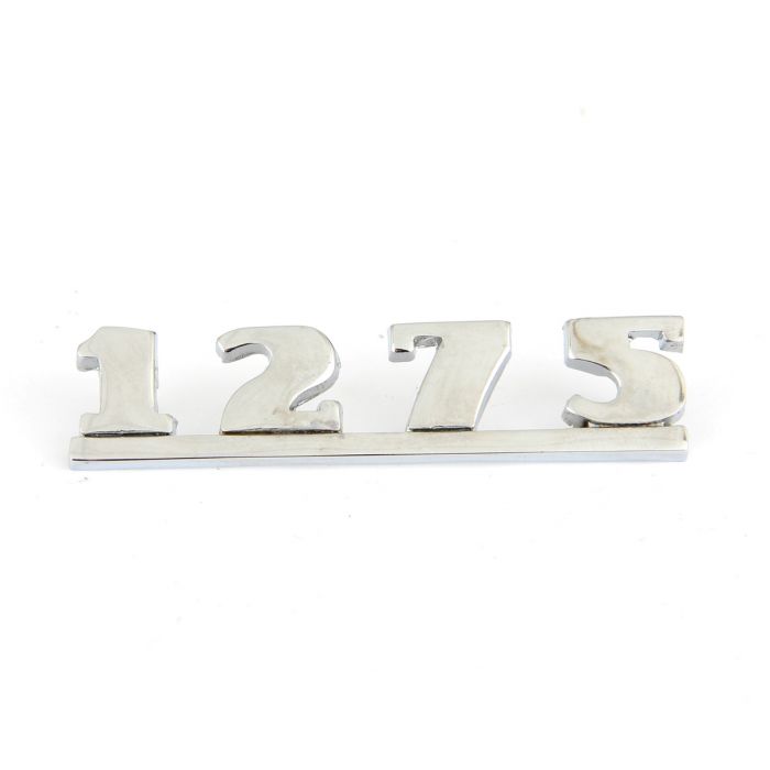 Chrome 1275 Mk2 Cooper S Boot Badge 