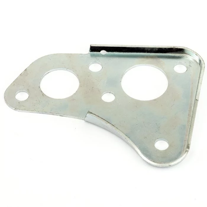 CRC8664 Mini 1989 brake servo type brake master cylinder and engine steady bar mounting plate, that fits to the engine bay bulkhead.