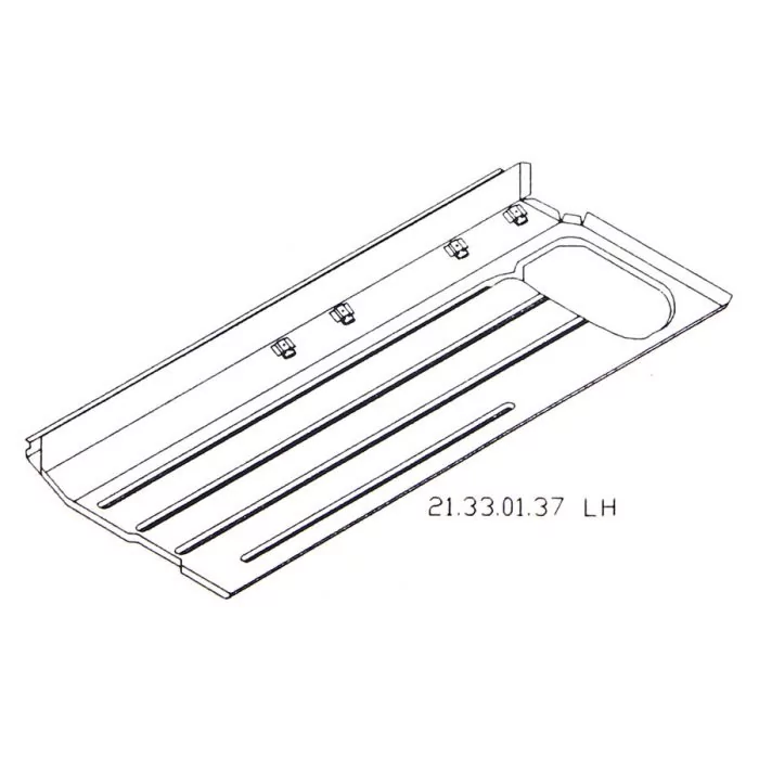MCR21.33.01.37 LH Floor Panel Complete with Inner/Outer Sill Mini Traveller Mk1-3