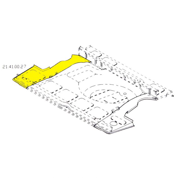 MCR21.41.00.27 LH Boot Floor Side Repair Panel Mini Traveller