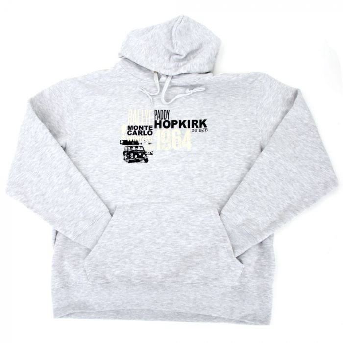 Paddy Hopkirk Monte Carlo Celebration Hoody in Heather Grey