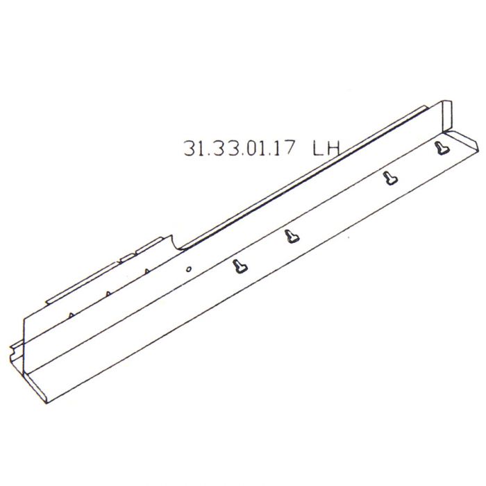 MCR31.33.01.17 LH Sill Inner & Outer Complete - Mini Mk1-3 Van & Pick-up