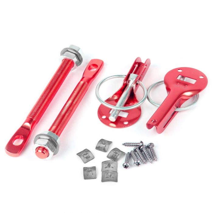 Quick Release Bonnet Pins - Red