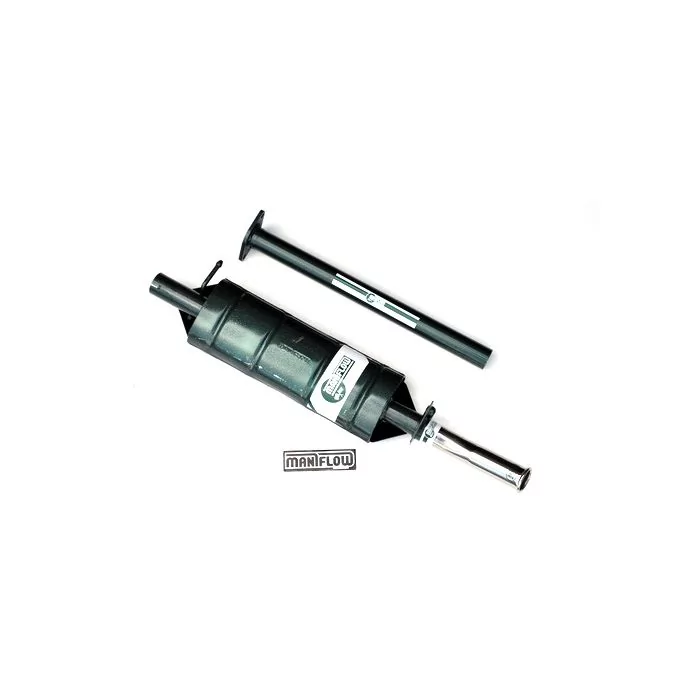 LS004BC Maniflow 1 7/8" Single Box Carb Cat Back Centre Exit Mini System