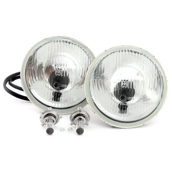 H4 Headlamps -includiing bulbs for Classic Mini