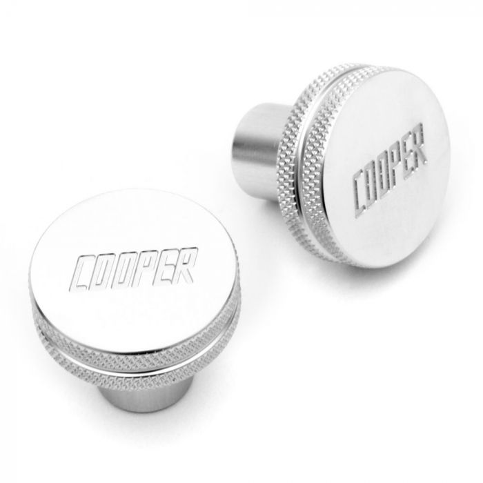 Classic Mini Cooper Seat Tilt Knobs - Silver