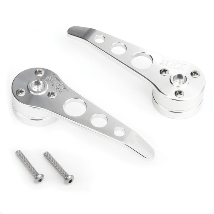 Cooper Alloy Billet Door Openers - Silver