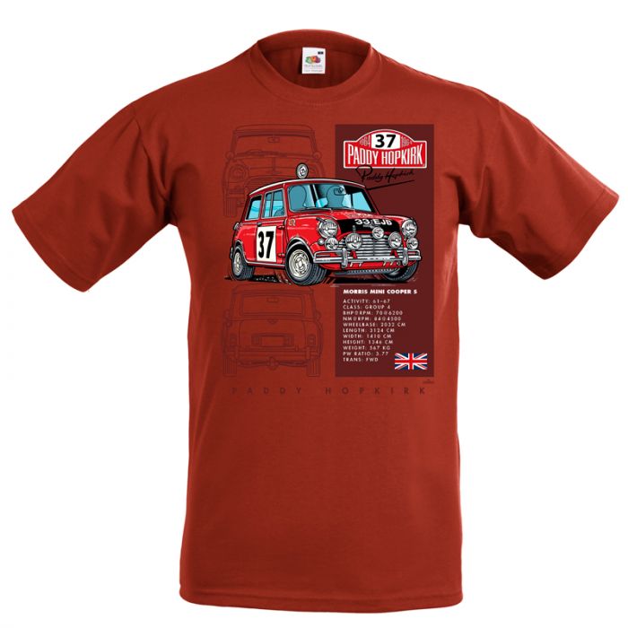 Paddy Hopkirk 33 EJB T Shirt - Red