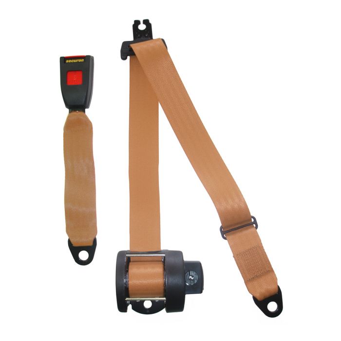 Mini Rear Inertia Reel Seat Belt - Beige 97-01 