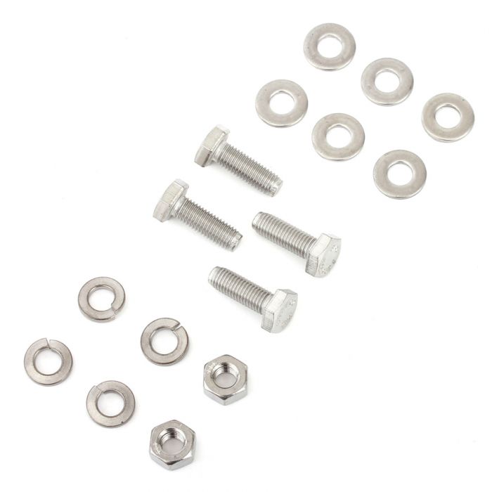 SMBFK003 Stainless steel fitting kit for the Classic Mini top arm retaining plates, for both sides.