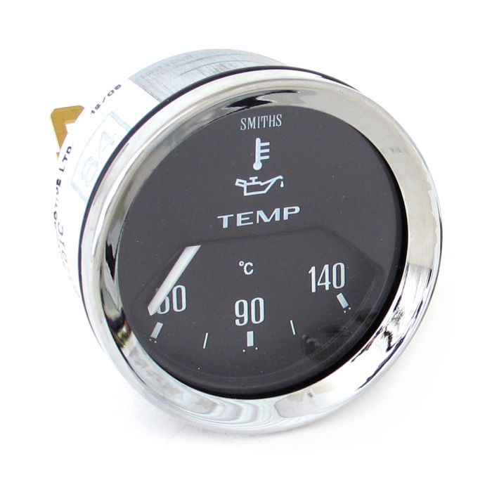 BT2240-01C Smiths Oil Temperature Gauge black face & chrome bezel