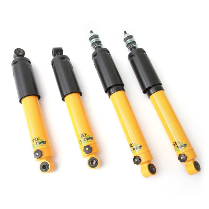 SPANGM11KITY Spax yellow adjustable Mini lowered front and rear shock absorbers set of 4 