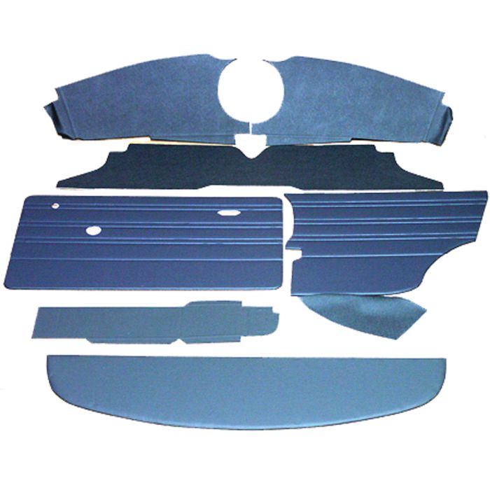 13 Piece Interior Panel Kit Mini Saloon 70-73 with Oval Speedo