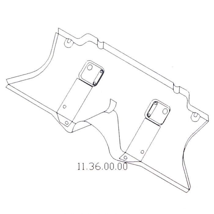 MCR11.36.00.00 Toe Board Panel - Mini Mk1-3