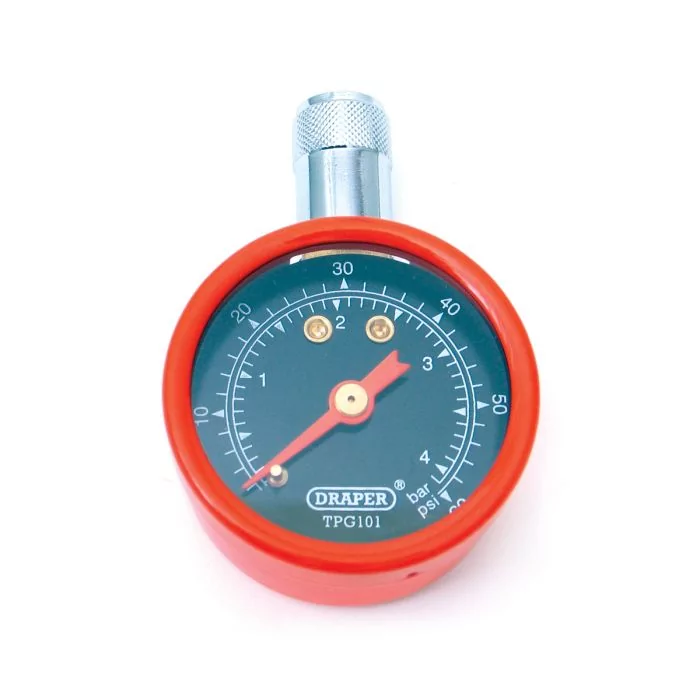 Draper Hand Held Tyre Pressure Gauge 