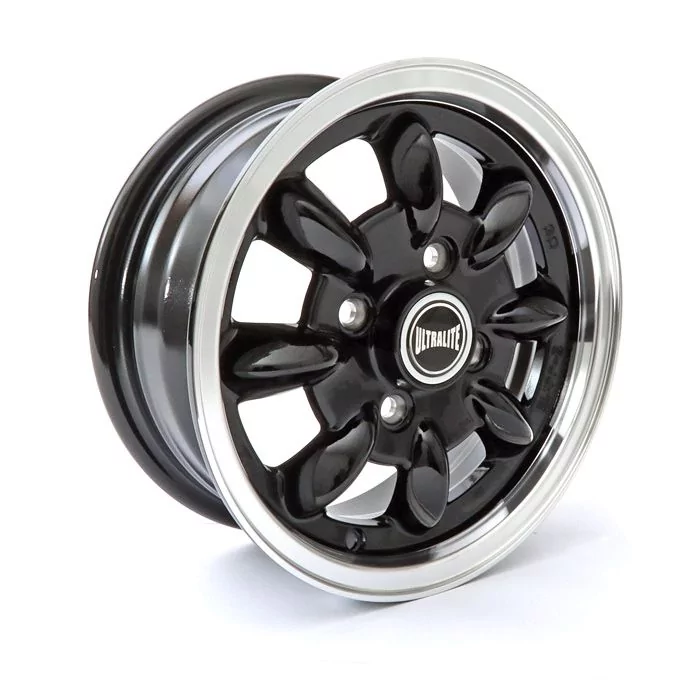 5 x 12" Ultralite wheel in Black for Classic Mini