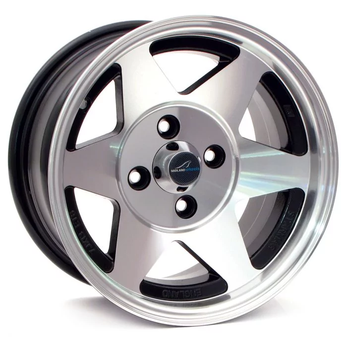 7 x 13 Starmag Alloy Wheel - Diamond/ Black