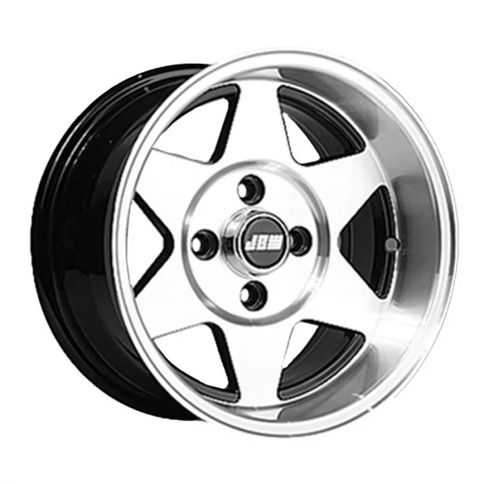 7 x 13 Starmag 2 Deep Dish Wheel - Black Hi-Lite