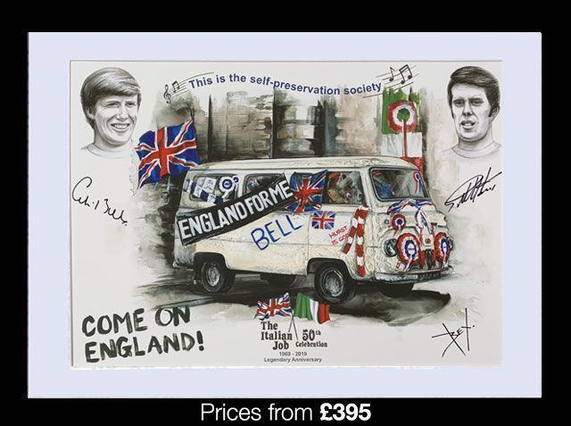 ArtbyBex launches new artwork depicting iconic scenes from the Italian Job