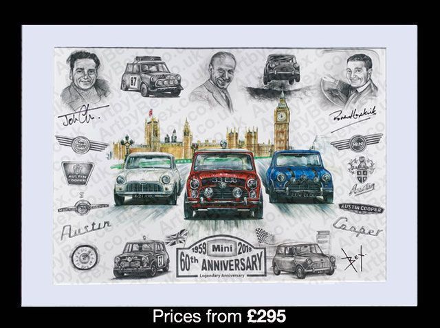 ArtbyBex launches new artwork depicting iconic scenes from the Italian Job