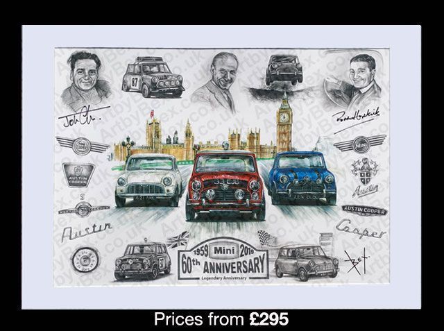 ArtbyBex and Paddy Hopkirk launch new artwork ArtbyBex launches new artwork depicting Paddy Hopkirks most famous victories