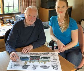 ArtbyBex launches new artwork depicting Paddy Hopkirks most famous victories