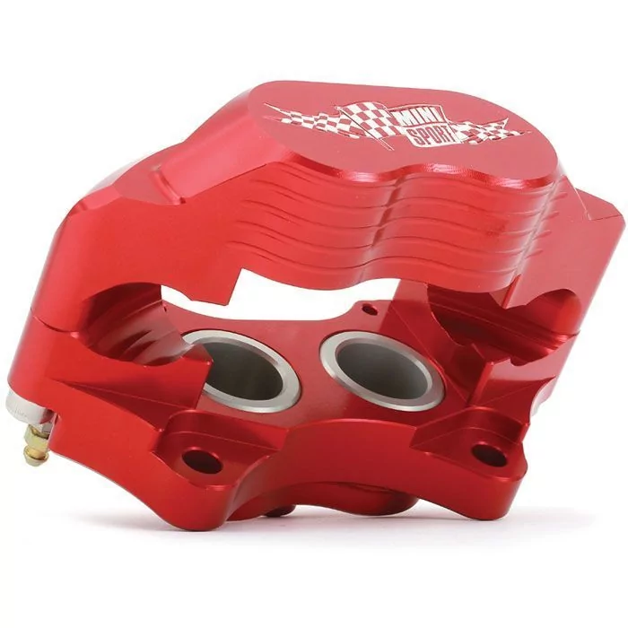 Mini 8.4'' Vented 4 Pot Alloy Brake Caliper in Red