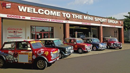 Entrance to the Mini Sport Showroom