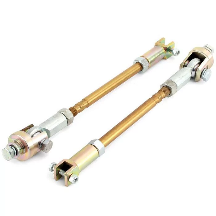 Adjustable tie rods from Mini Sport, Group A specification, allows accurate suspension tuning and super strong for the toughest conditions in road, rally or the circuit.