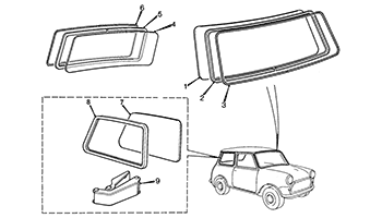 Windscreen, Glass and Seals