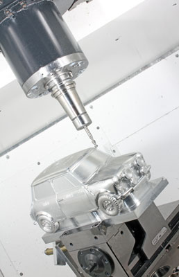CNC machined models, designed & manufactured at Mini Sport