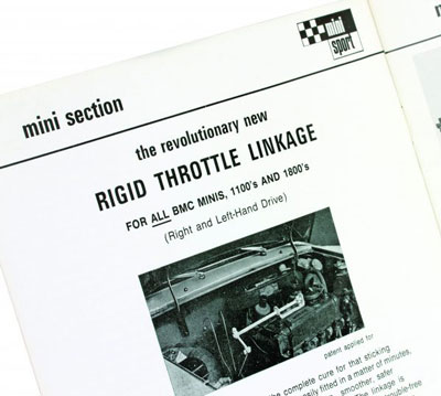 Classic Mini Throttle Linkage